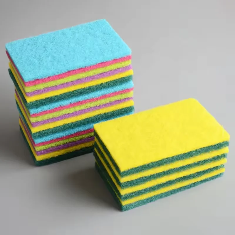 non woven abrasive pad Household kitchen cleaning pad sponge scouring pad