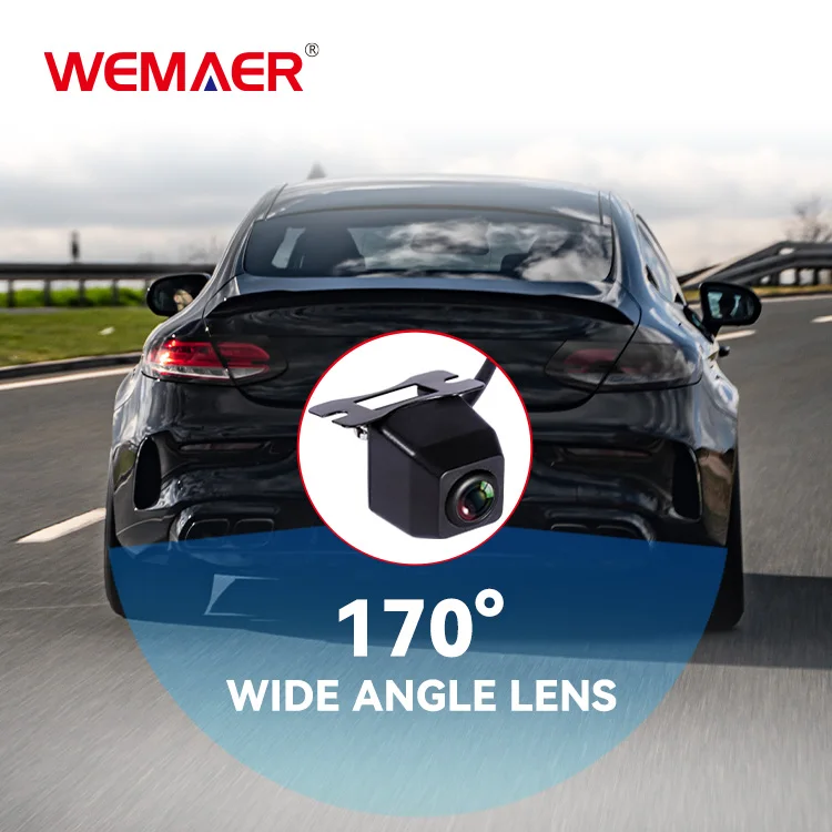 WEMAER OEM Mini Car Rear Camera Waterproof Night Vision Wide Angel Backup Camera Rear View Car Camera System