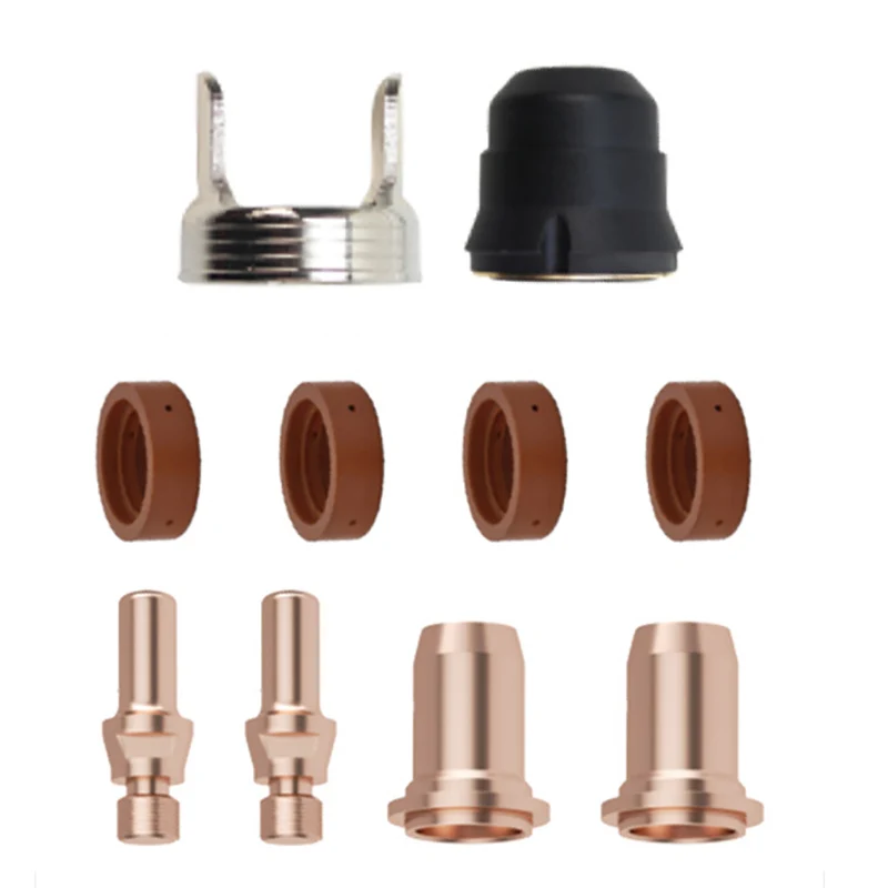 Plasma Cutting Electrode&Nozzle sets for Plasma Cutter Torch IPT60/PT60 25pcs plasma welding accessories