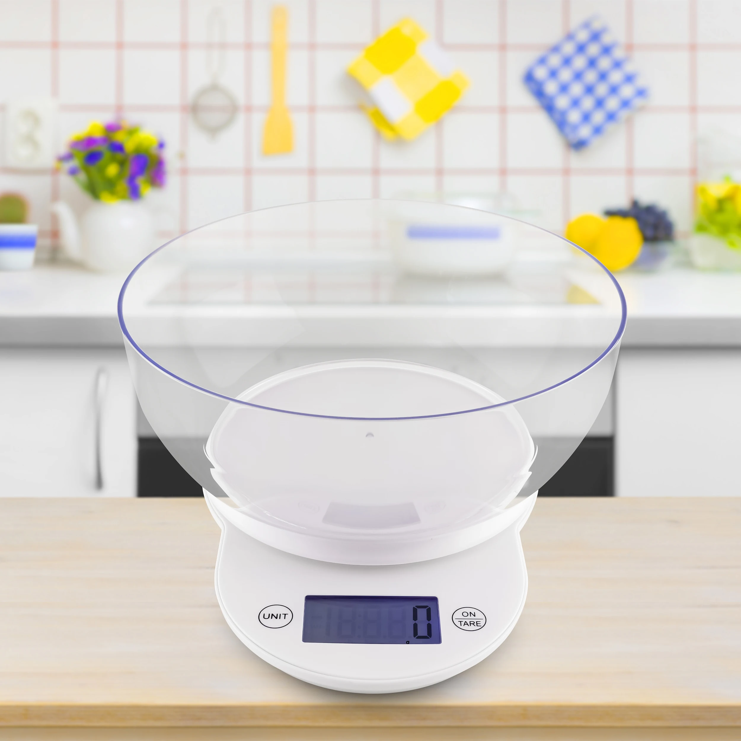 Hot selling Electronic Kitchen Scale with 1.8L bowl and LCD display Count down timer function
