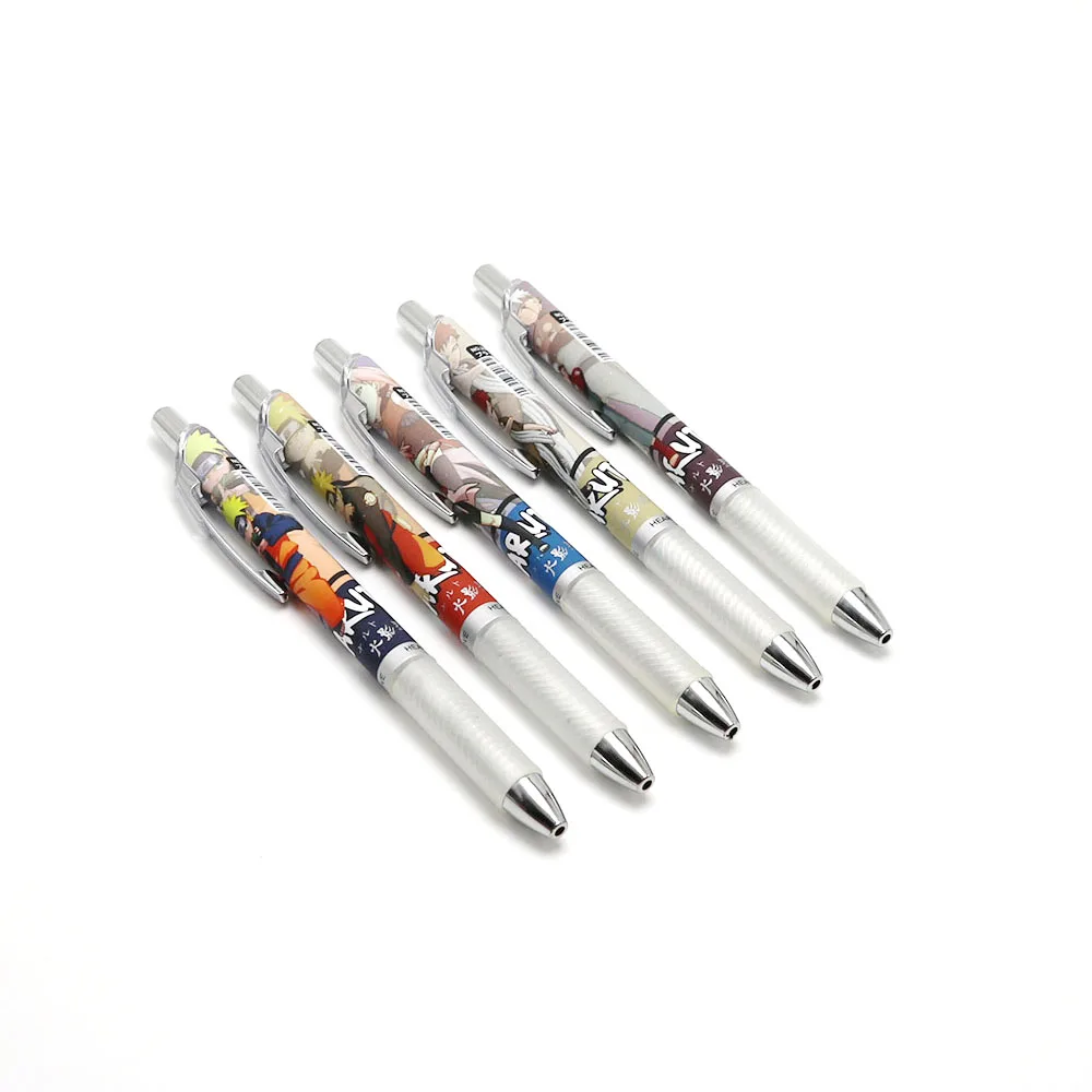 Hot sales plastic ball point pen heat transfer print gel ink pen with metal clip for promotion souvenir gifts