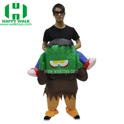 Inflatable monster doctor ride costume HI price adult free size Frankenstein Halloween cosplay mascot for sale