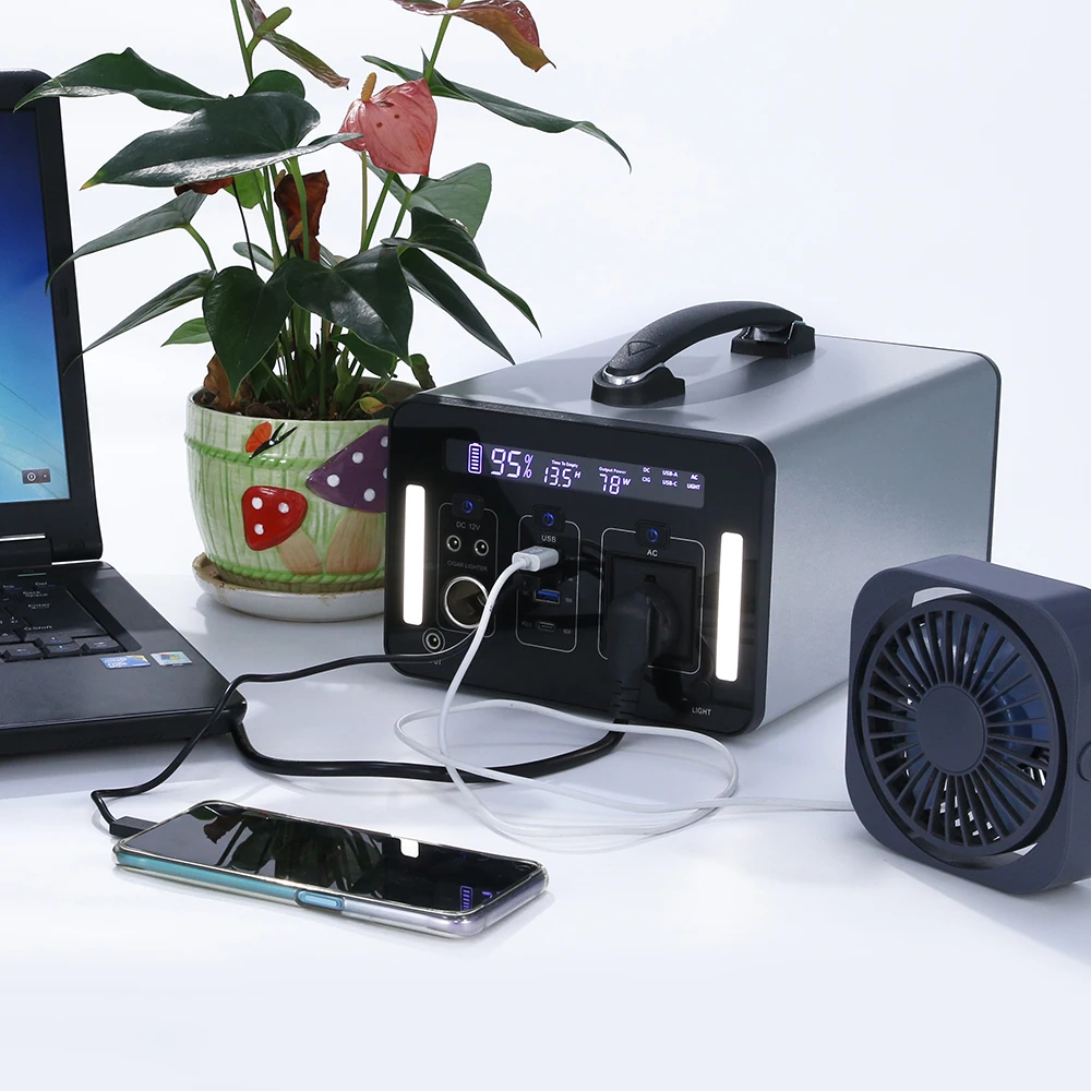 280800 мА/ч, 1000Wh Кабель с разъемом USB типа C AC DC 1000 Вт литиевая батарея, портативное зарядное устройство, станция для кемпинга на открытом воздухе Рыбалка домашней подпорки