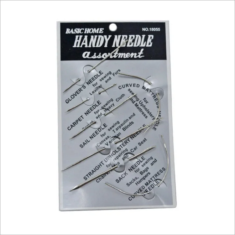 7 шт./компл. треугольная Игла изогнутая игла Многофункциональный ручной набор игл для кожи