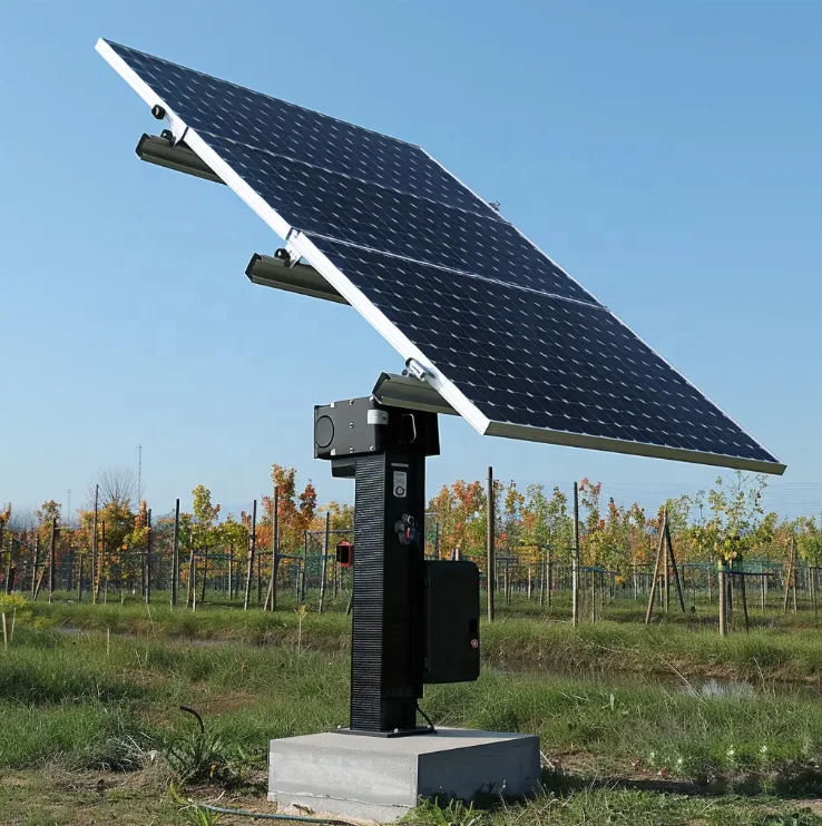 Complete Solar Energy Tracking System Solar Tracker Kit Solar Mounting Ground System
