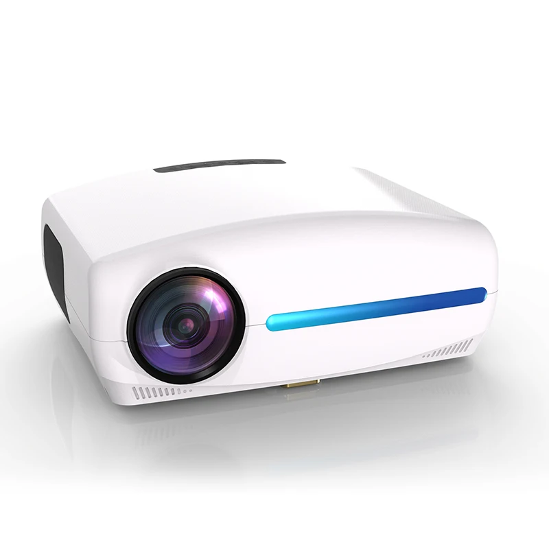 Вывешивать S4 проектор дешевый 1920x1080 Full HD 1080P Мини Портативный LCD LED андроид для дома и