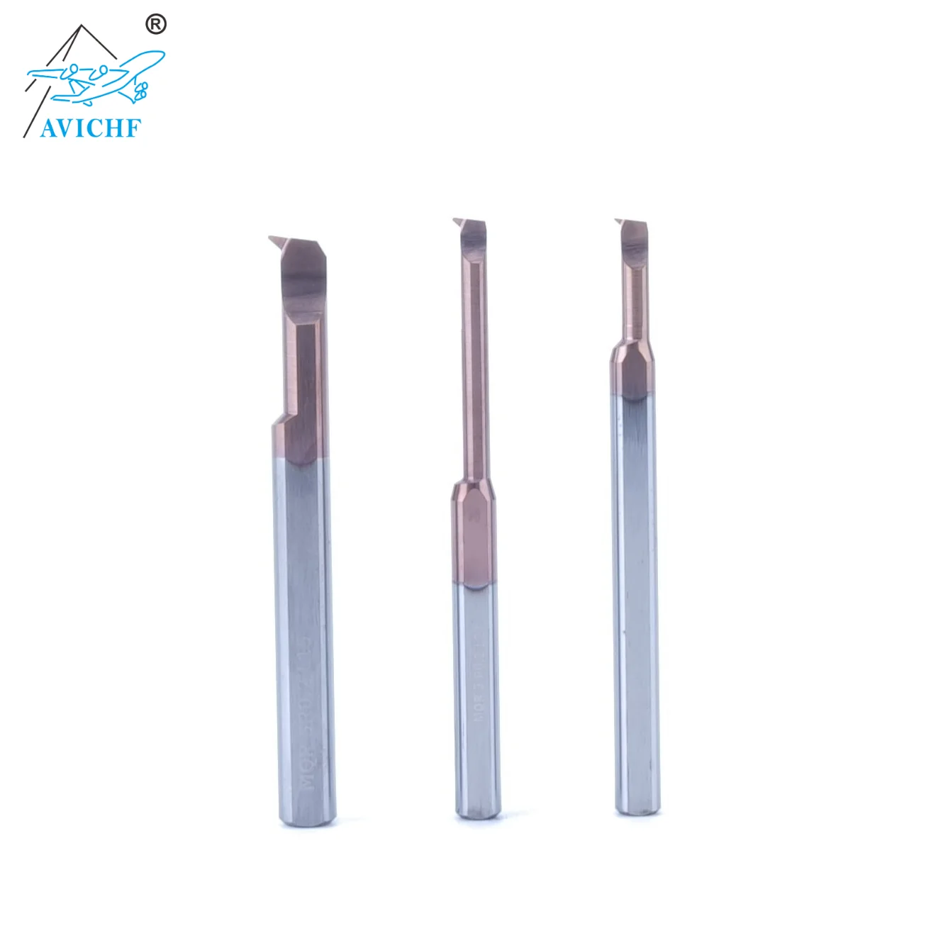 AVICHF MQR Carbide Miniature Diameter High Precision Boring Tool CNC Small Diameter Boring Bar (Bar Diameter 2mm-8mm)