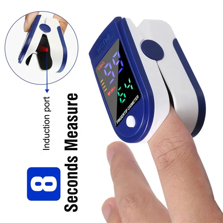 Hot Selling Oximete Portable Fingertip Pulse Oximete Finger Led Four-color Display Screen Adult Children Pulse Oximete