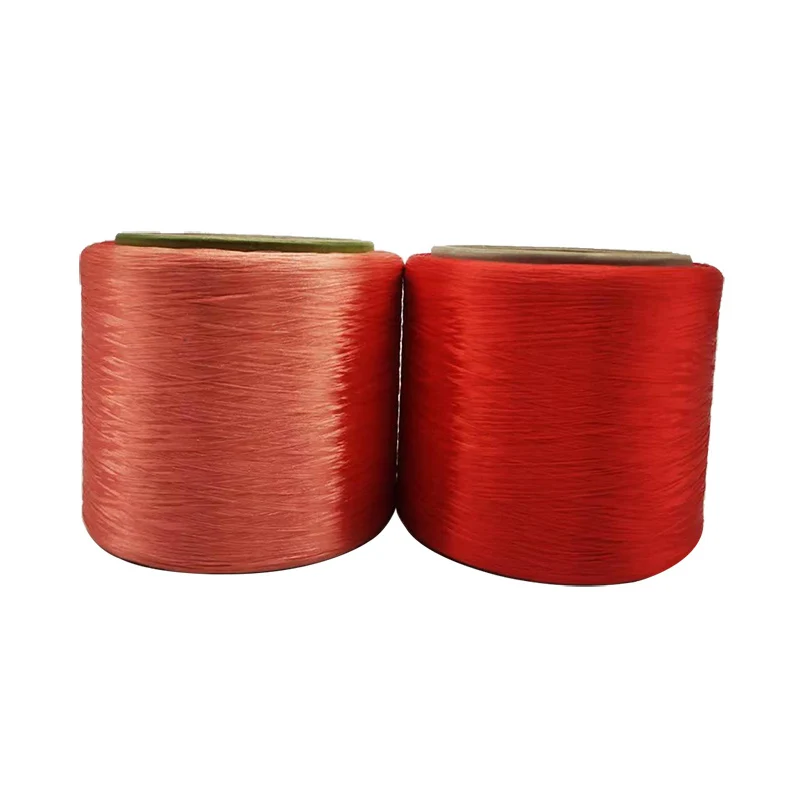 High tenacity Dyed Full drawn yarn Twist Bright 300d/96f Textured Filament Polyester Dyed Yarn for Manufacturer Industrial