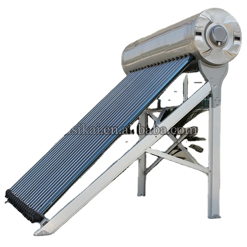 Integrated Pressurized Heat Pipes Solar Water Heater