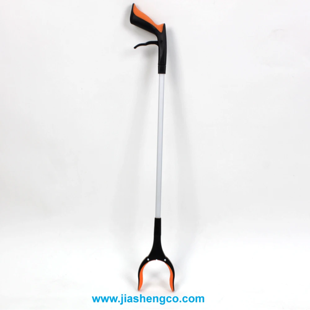Light weight 32 inch folding reach Helper with sucker grabber in red or other color