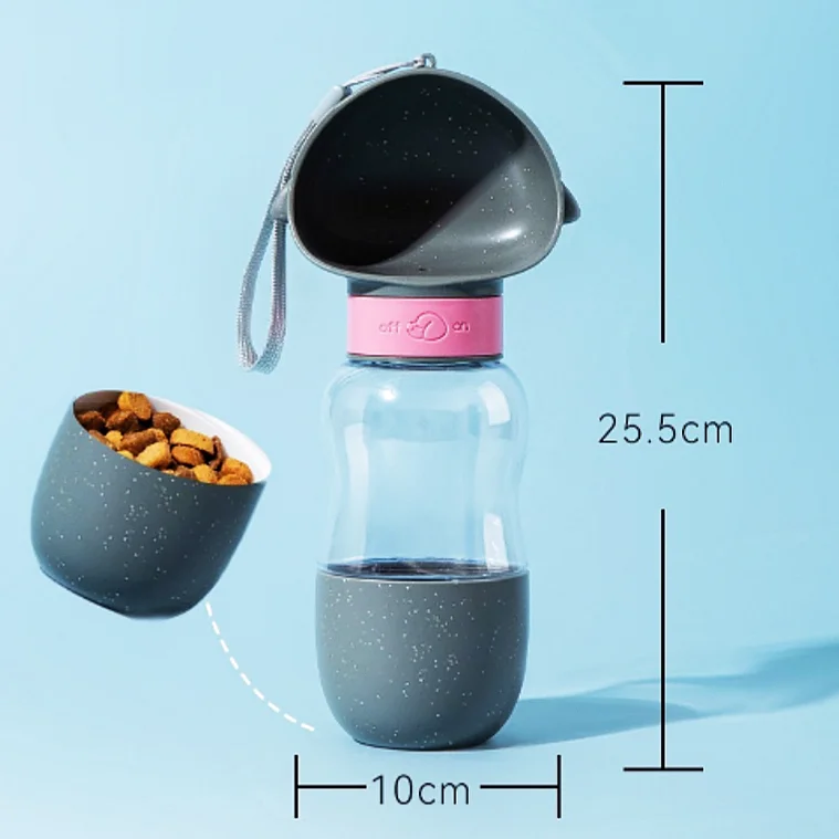 Dog outing water cup dog kettle portable portable cup dog walking water bottle pet drinking water feeding