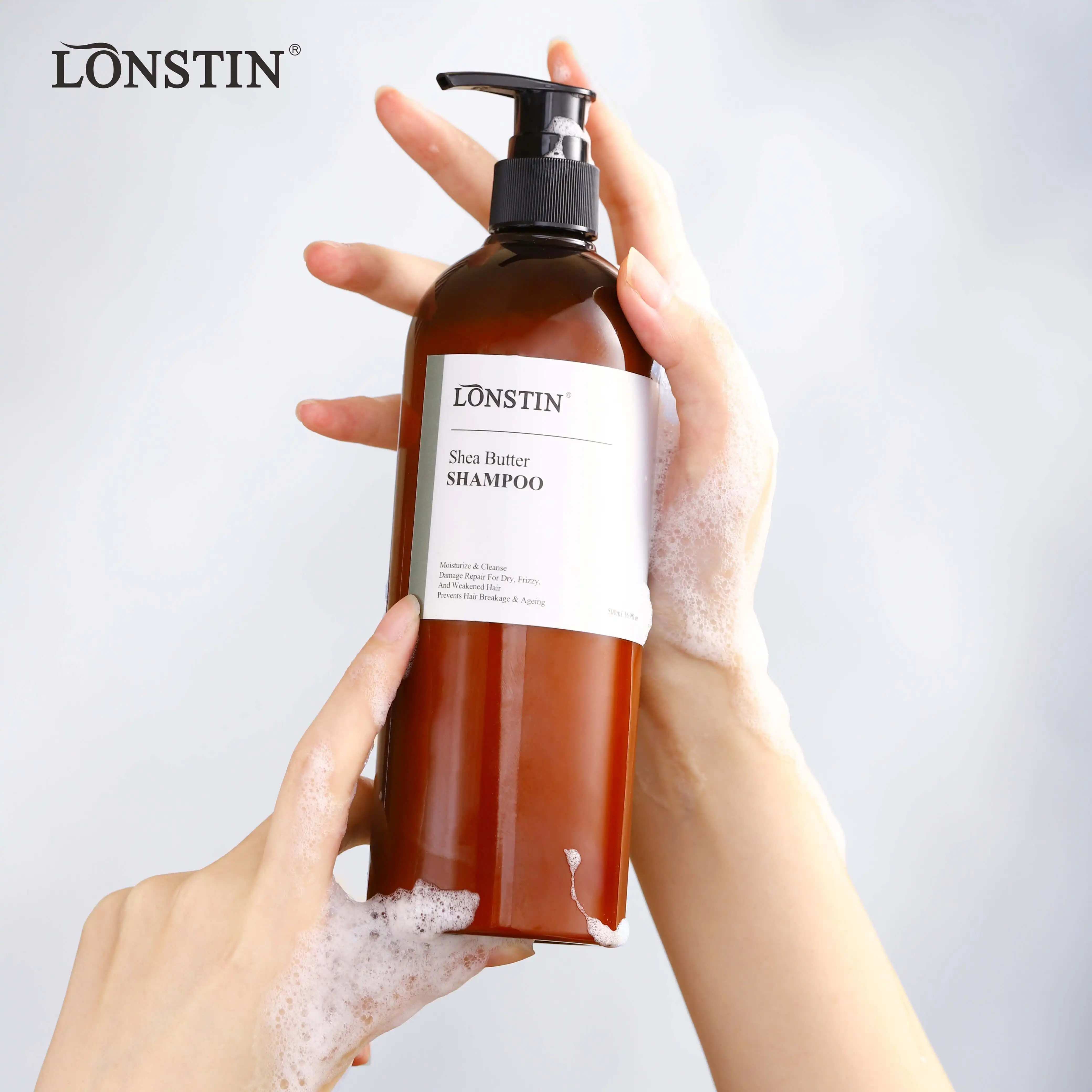 wholesale professional african curly hair care product bio protein shea butter moisture argan oil shampoo and conditioner set