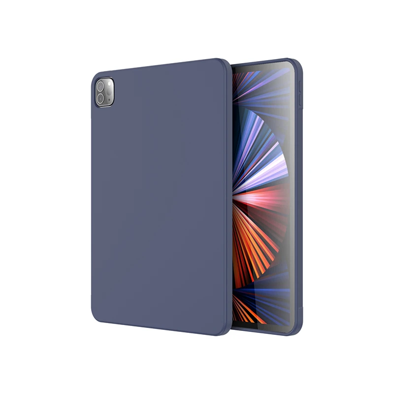 New Generation Cover Case For Ipad Pro 12.9 Case 2020 2021 Eco-friendly Liquid Silicone Ipad Case Holder