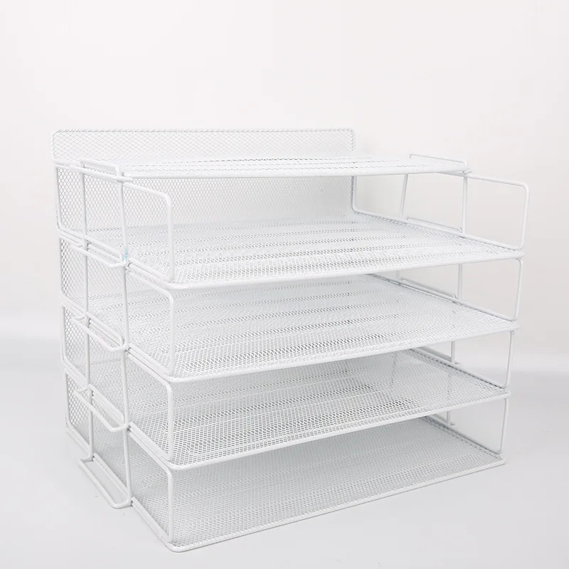 Стойка для магазинов из проволочной сетки, металлический сетчатый держатель для файлов на заказ для офиса