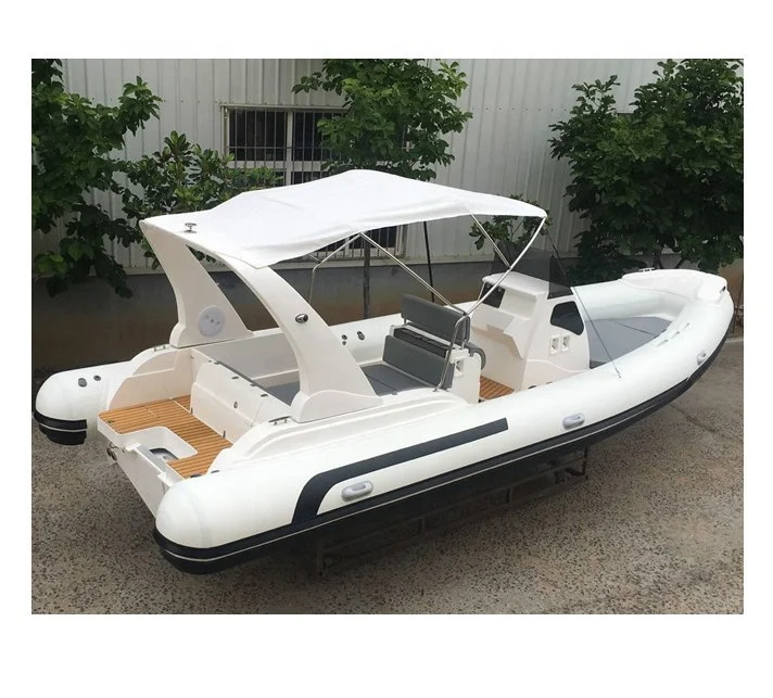 Liya 7.5m rib boat and yacht price twin motor inflatable boat luxury yacht sale