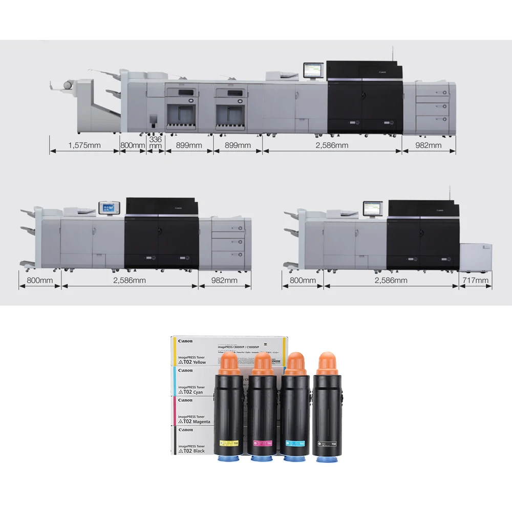 Sheetted Digital Presses Series For Canon Copier Machine imagePRESS C10010VP C8000VP Color Multifunctional Second hand printer