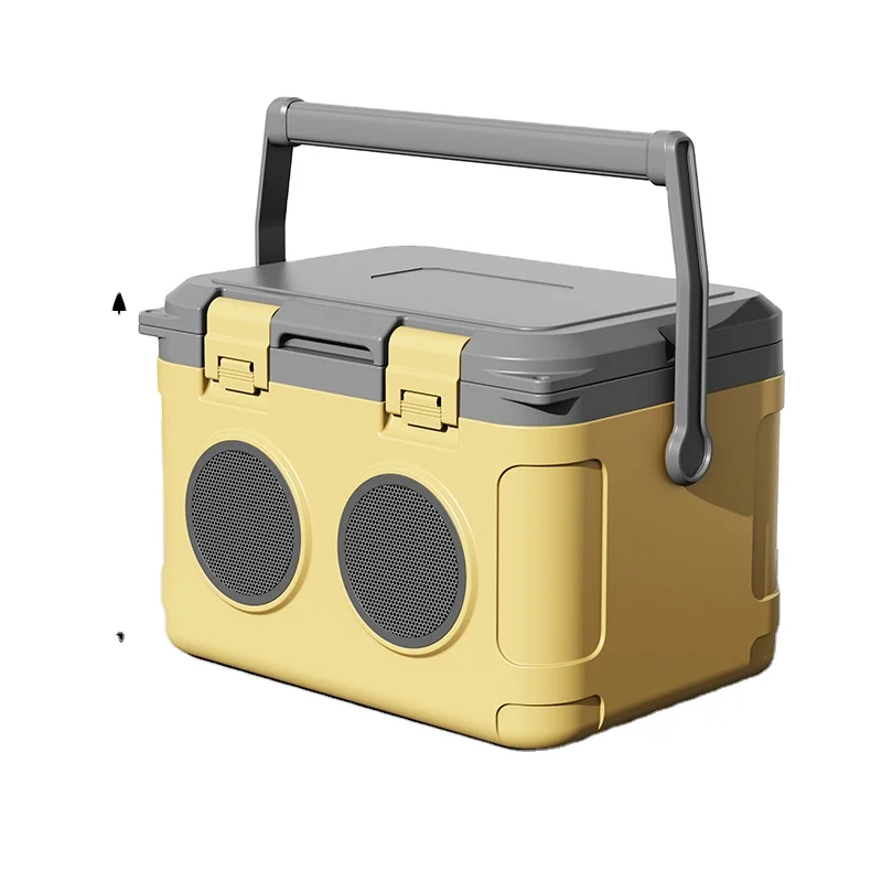 Factory Price Bluetooth Audio Rotomolded Ice Cooler Speaker Box Outdoor Ice Chest Box With Speakers