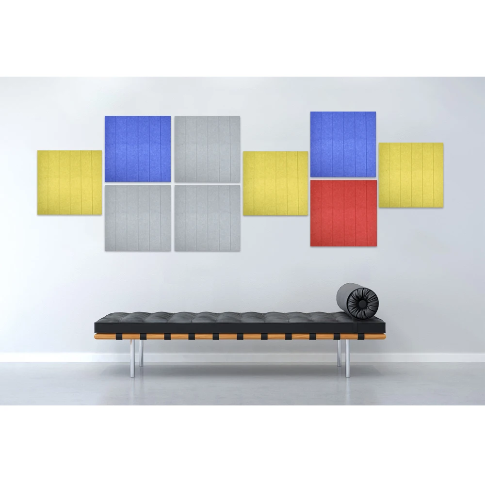 9MM AU Market Pro-environment Acoustic Felt 100% Polyester Panel Soundproofing Materials PET Acoustic Panels