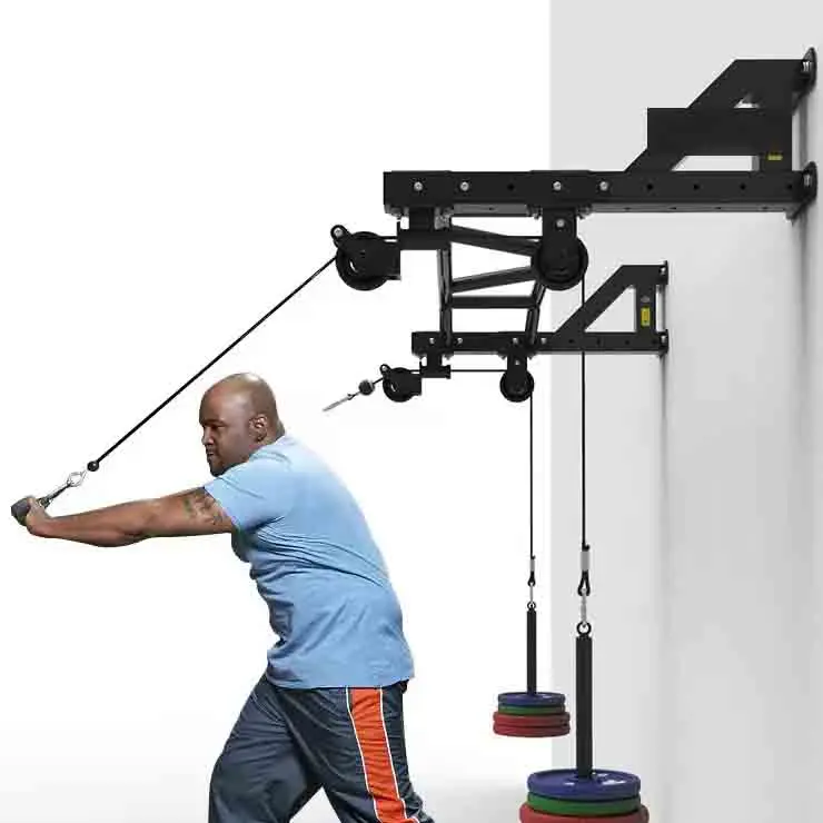 Multifunction strength training pulley block single parallel bars wall mounted Pull up bar Home gym fitness equipment
