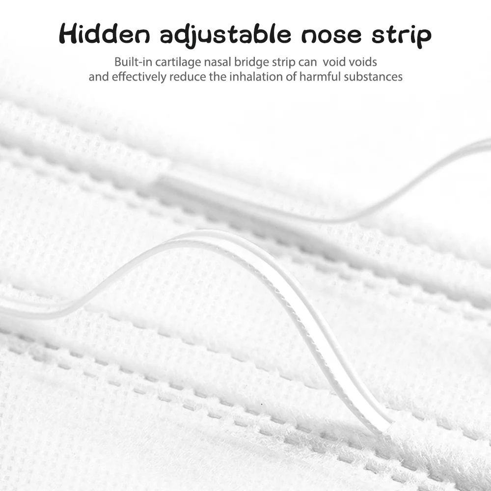 2021 fashion kids organic cloth face mask eco friendly 5 pack 4 layer disposable face mask