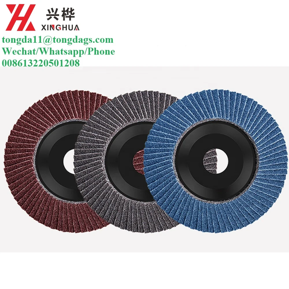 Xing Hua flap disc for sanding concrete /metal grinding disc /grinding polishing sanding Disc