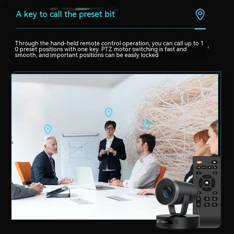 Nearity High Quality RJ45 Usb Ptz Video Conference Camera For Zoom Teams Online Meeting