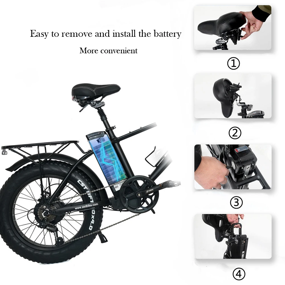 rear carrage e bike lithium battery 15ah 20ah full suspension fork electric mountain bike 1000w ebike