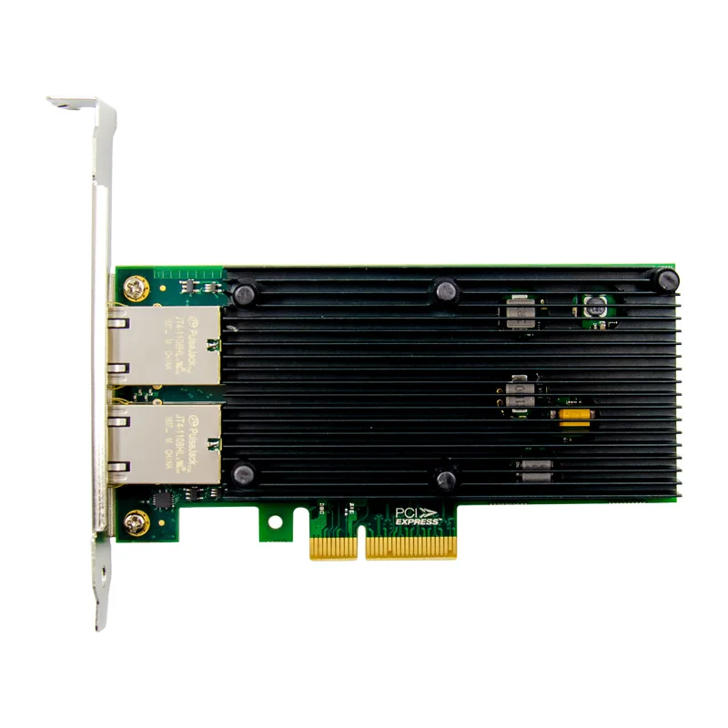 PCIe 3.0 x4  Dual RJ45 Port 10 Gigabit Network Card CHIPSET:X550