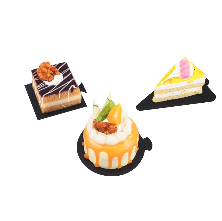 Высококачественные 10 см доски-барабаны для торта, бумажная доска для торта, доска для черного Мусса для мини-торта