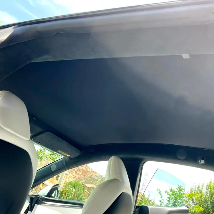 Tesla Model S Glass Roof Sunshade Tesla  retractable roof sunshade glass roof sunshade for tesla Uv protection