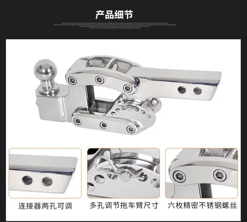 Тяжелый буксировочный крюк 4X4 для морского лодки, прицепа, сцепка, шаровое Крепление, Натяжной крючок для рейнджера