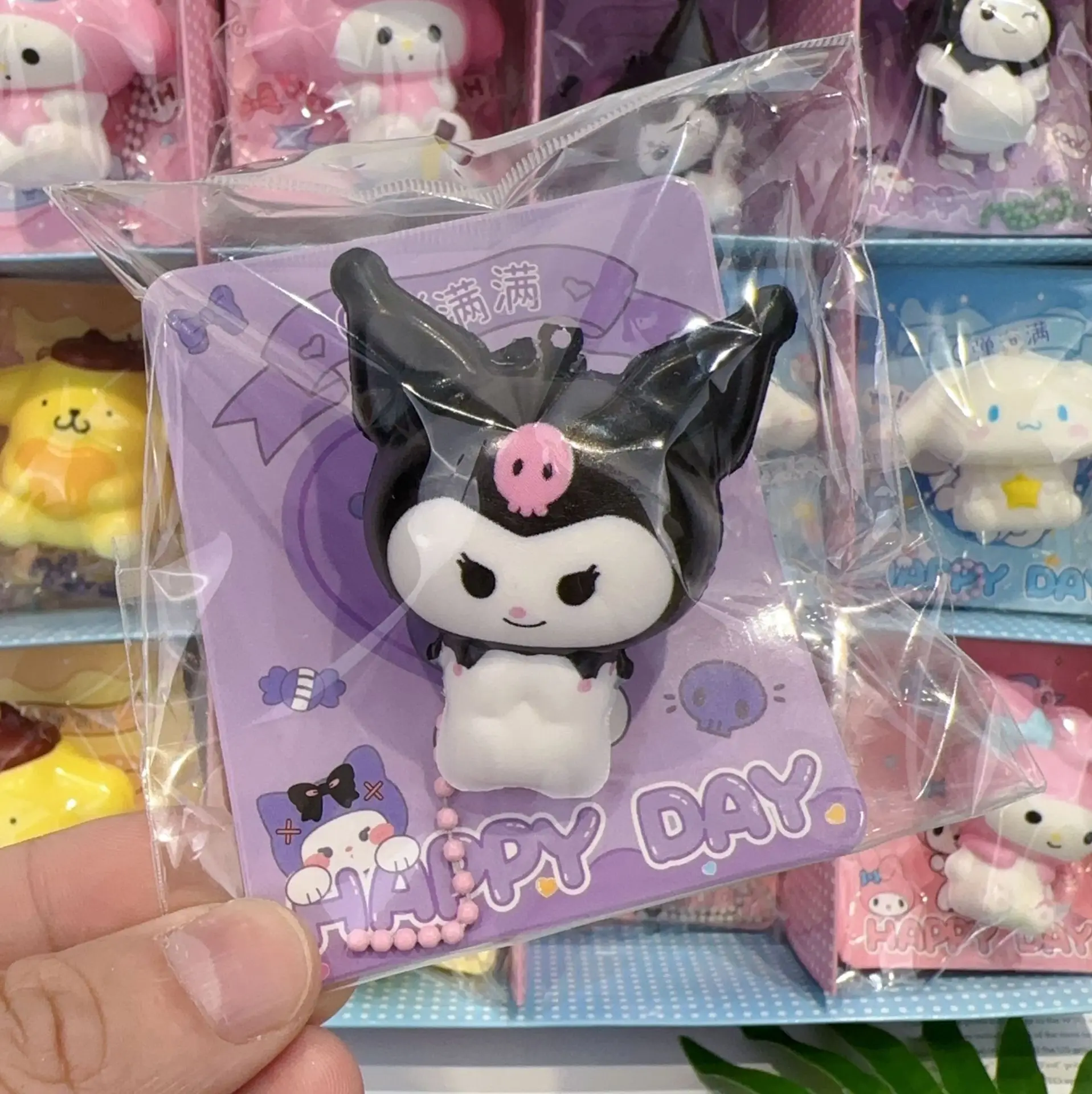 (Wholesale)Hot selling Soft PU Kuromi Melody slow rebound office decompression toy for gift