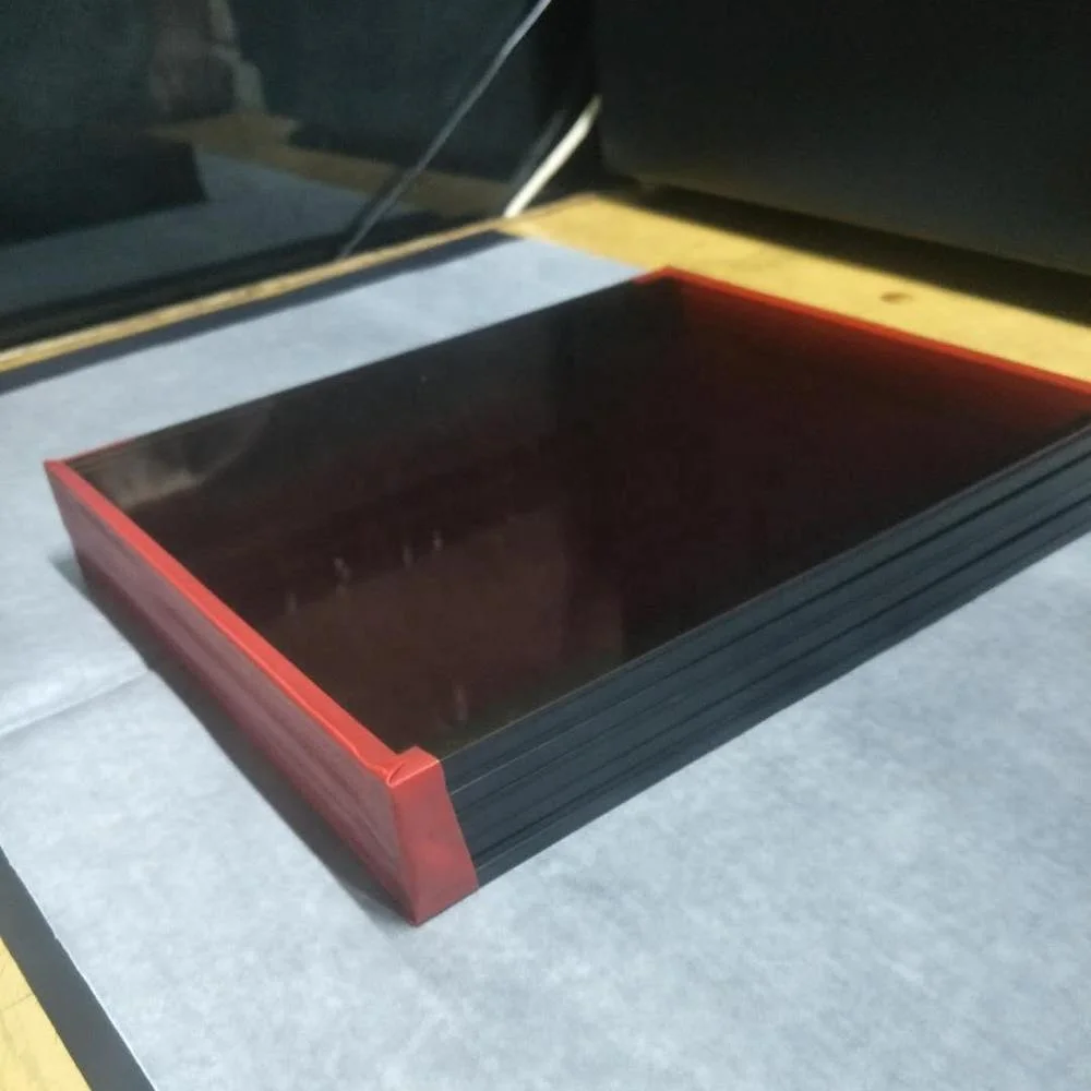 1 box 12pcs 250*300*3mm Photoresist plate for hologram master machine  photoresist coated glass plate for holographic printing