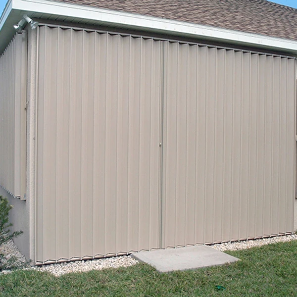 CE AS2047 TOMA Tropical Storm Windows Hurricane Protection Aluminium Heavy Duty Blind Accordion Shutter Folding Shutter For Home