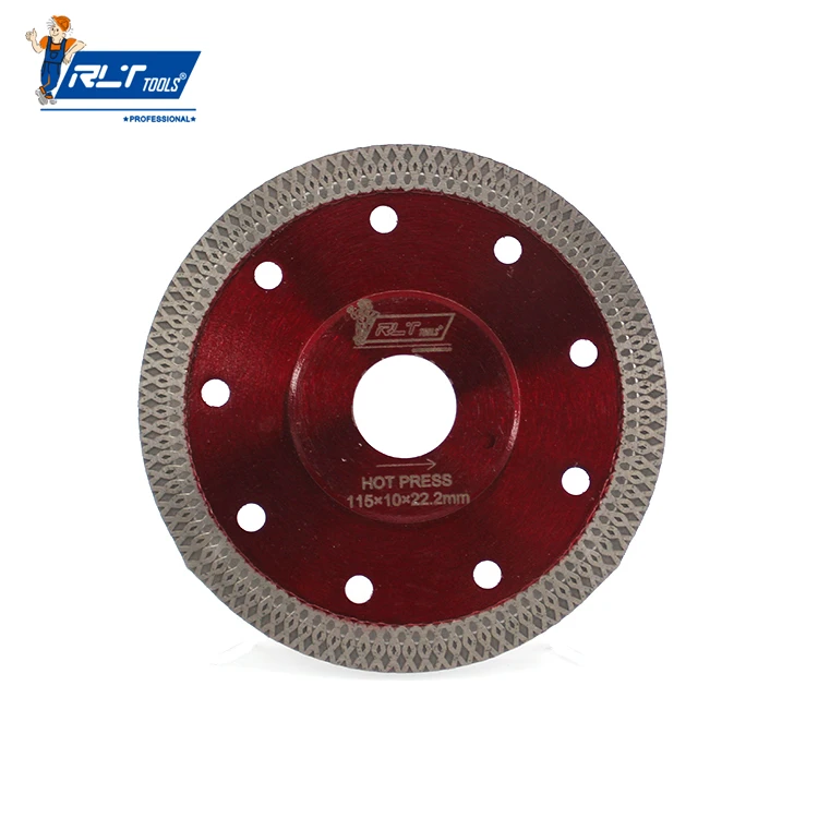 RLT Tools 4 inch 4.5 Inch Best Selling Custom Multi-Function Cutting Mesh Transparent Red Circular Diamond Saw Blade With Guard