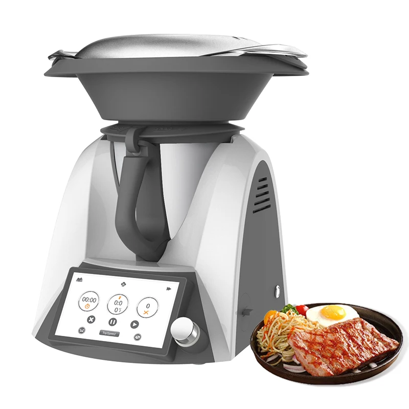 OEM ODM multi function food processor support WIFI app with recipes with big steamer