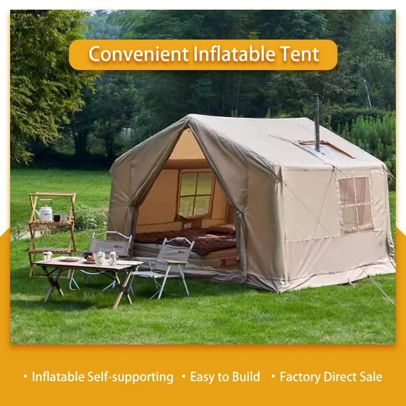 Radiwin Free Standing 1 Kg Single 2 Person Instant Inflatable Outdoor Folded Large Double Camping Air Swag Type Tent With Logo