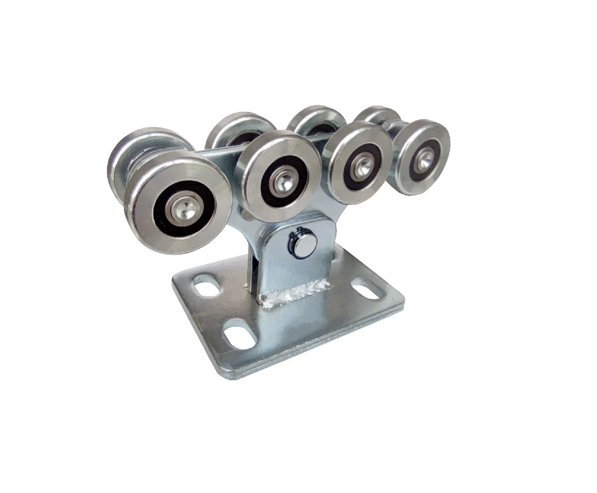 Selling reasonable price cantilever gate wheel with 8 rollers carriage for 70x60 profile