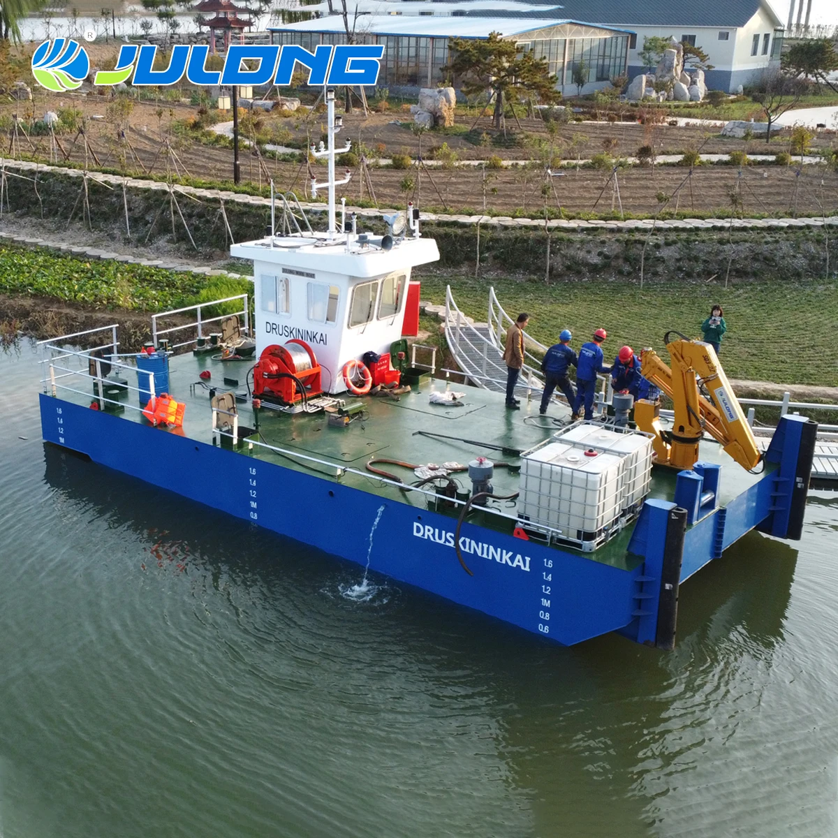 Multi-Functional Steel Hull Work Ship Marine Cargo Carrier Tugboat Workboat
