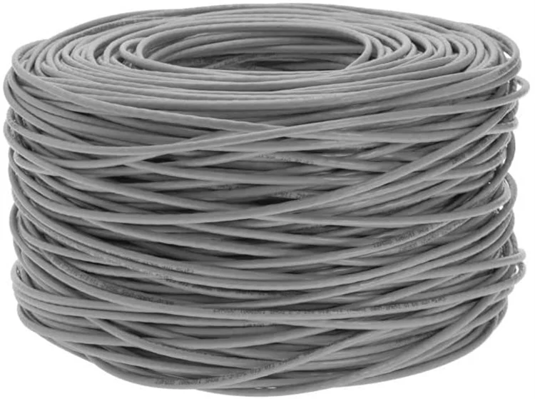 Cat5e Ethernet Cable 1000ft 24 AWG CMR Insulated Bare Copper Wire 350MHZ Gigabit Speed UTP LAN Internet Cable