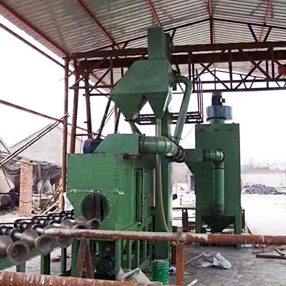 Steel Pipe Steel Tube Sand Blasting Duct Cleaning Equipment/Sandblasting Machine for sale with high efficiency