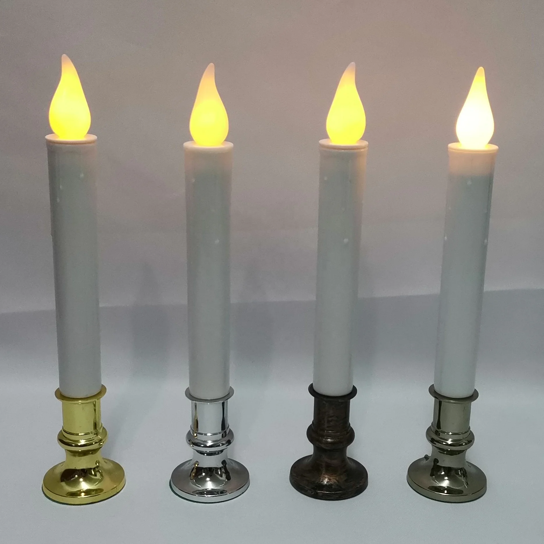 
Battery Operated 9inch Warm White Led Candles Light Decoration Wedding Christmas Garden String Candle Lights With TIMER 