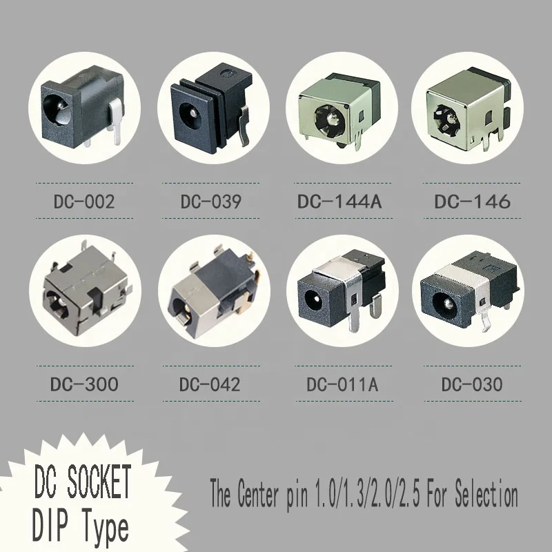 Wintai-tech DC-022 5.5 2.1 mm dc jack 12v power connector types dc power socket