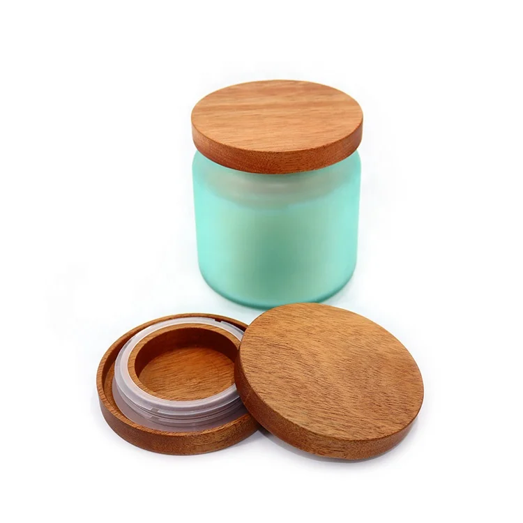 Vietnam high quality acacia wood candle cover round solid sealed wooden wax lid custom size storage wooden lid