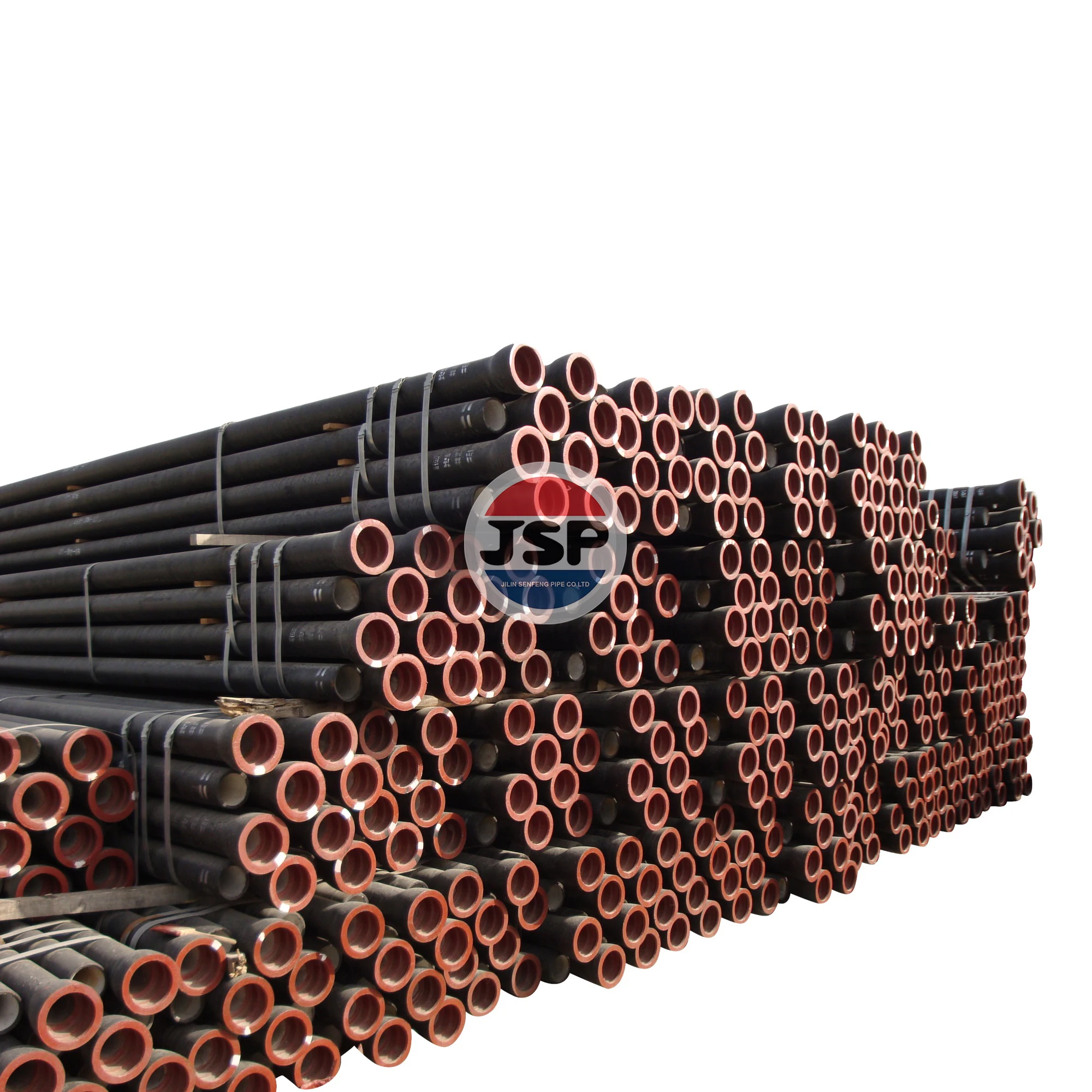 JSP Ductile Iron Pipe China Professional  Manufacturer  Standards ISO2531 DCI Pipe Class K7/K9  Ductile Cast Iron Pipe
