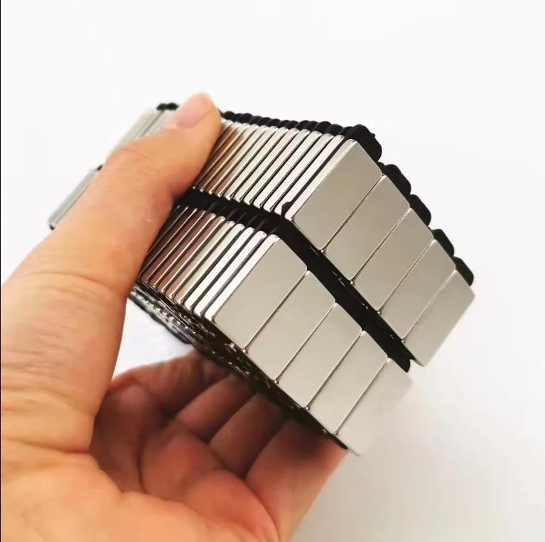 N52 Super Strong Square Magnet Rare Earth Neodymium Magnetic Permanent NdFeB Powerful Block Magnet 20x10x2mm 20x10x3mm 20x10x5mm