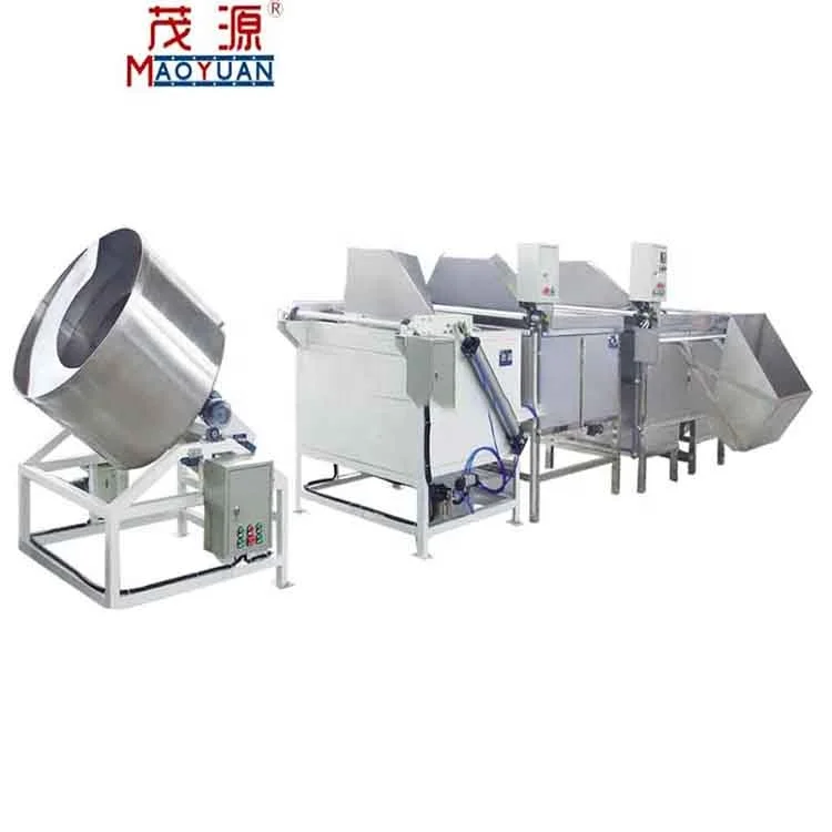 Fry Broad Bean production line Frying Line fried peanut green bean making machine production Line