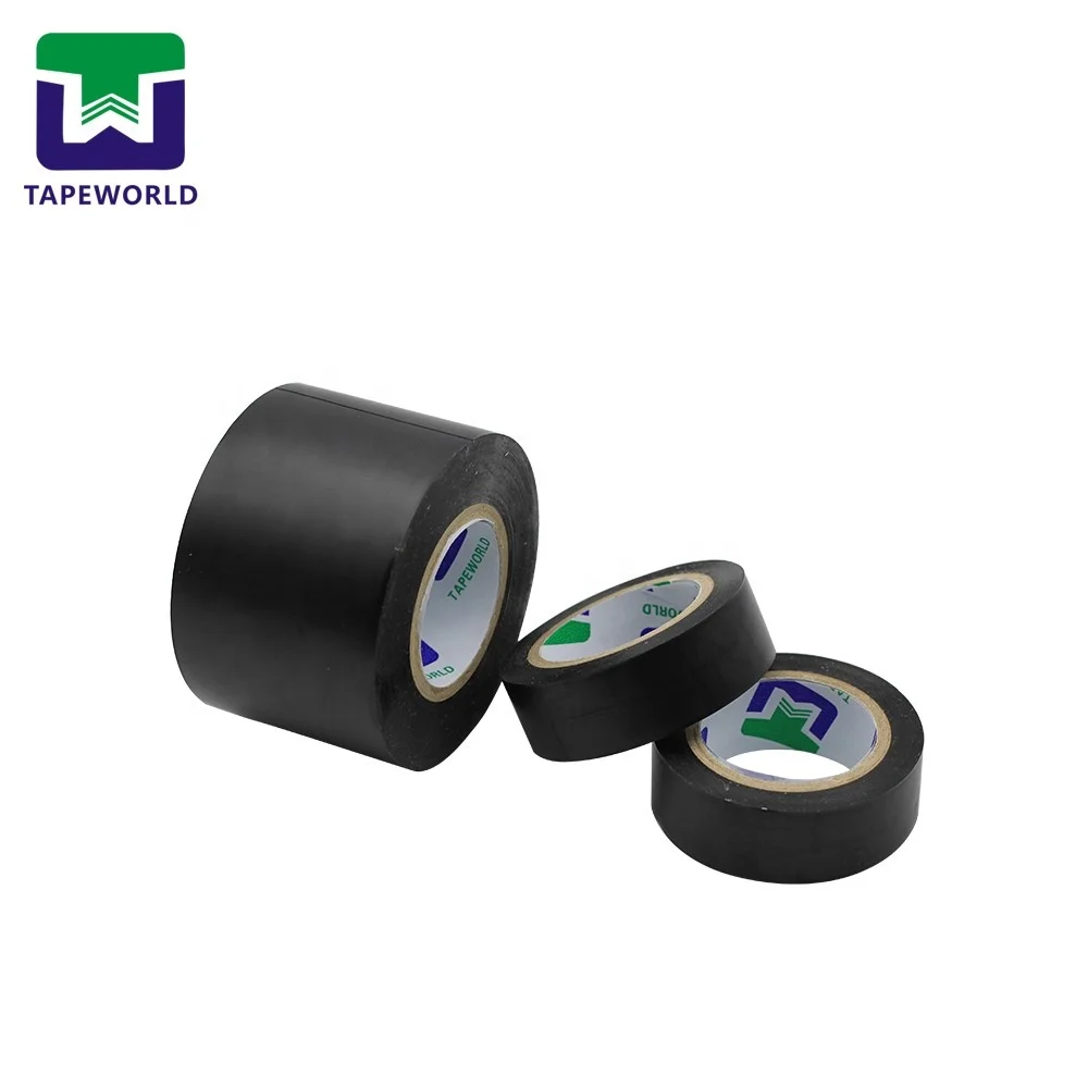 China Low Price High Voltage Flame Retardant Strong Rubber Adhesive Black Insulating Vinyl PVC Electrical Tape
