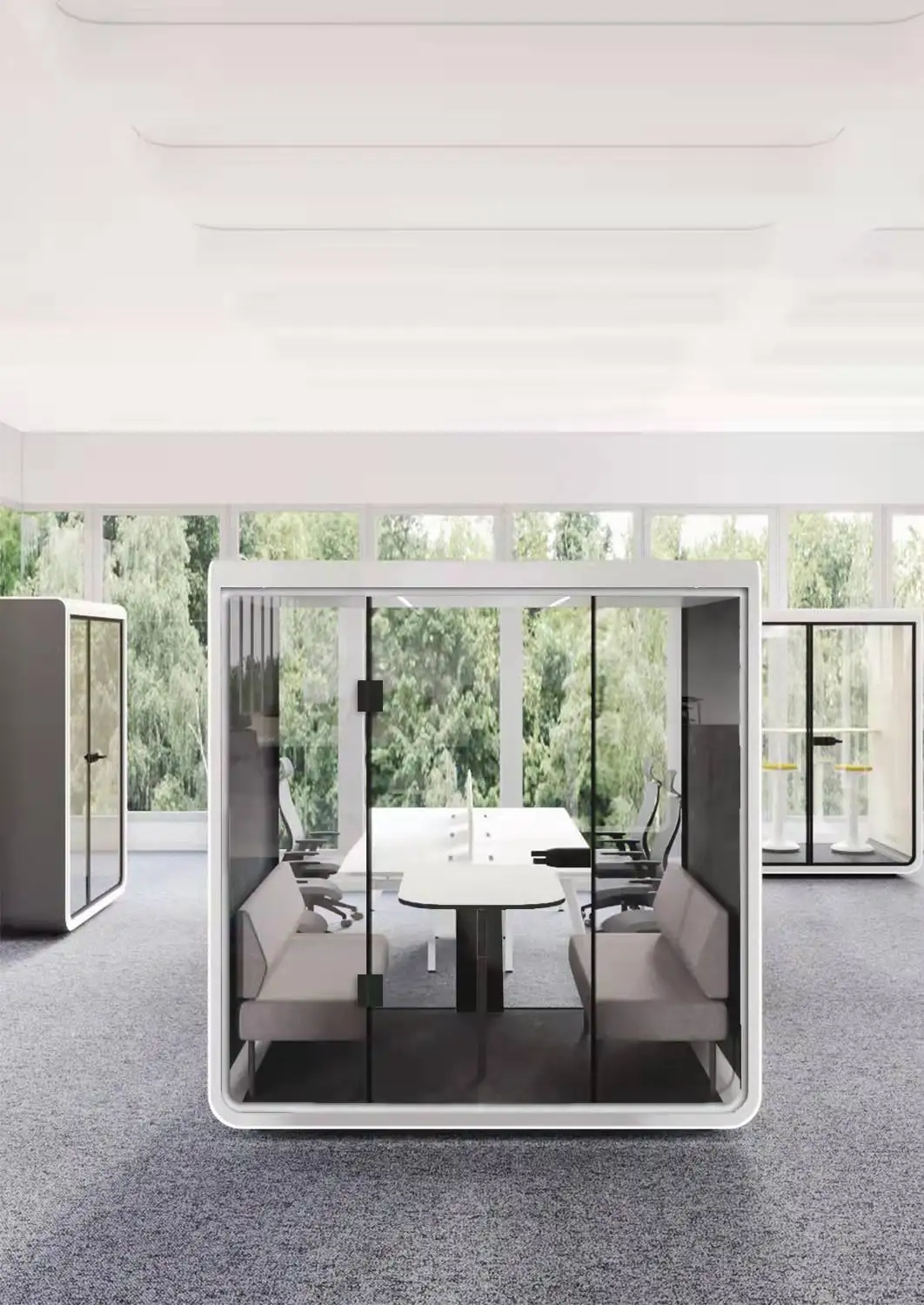 Soundproof Office Meeting Pods Modular Soundproof Booth  Silence Office Pods